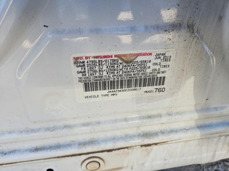 Aukcja sprzedaży 2014 Mitsubishi Outlander, vin: JA4AZ3A30EZ008617, numer aukcji: 51369086