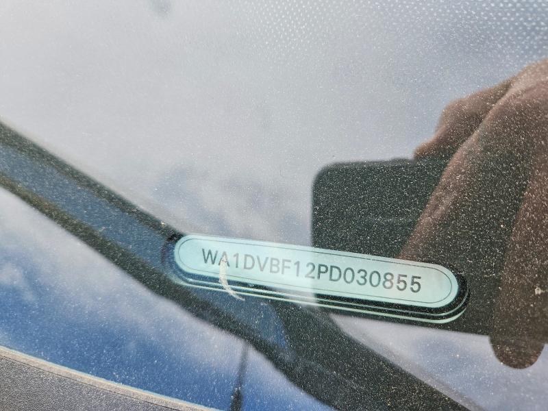 2023 Audi Q8 მანქანა იყიდება აუქციონზე, vin: WA1DVBF12PD030855, აუქციონის ნომერი: 79684255
