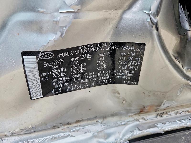 Aukcja sprzedaży 2023 Hyundai Santa Fe, vin: 5NMS4DAL0PH629457, numer aukcji: 51588816