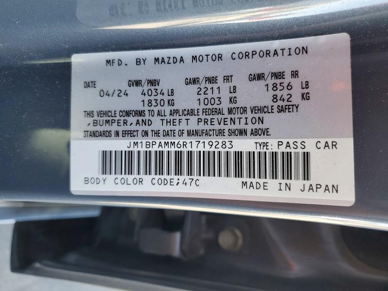 50688736 :رقم المزاد ، JM1BPAMM6R1719283 vin ، 2024 Mazda 3 مزاد بيع