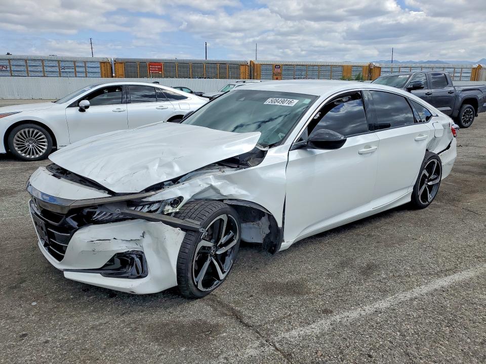 Auction sale of the 2022 Honda Accord, vin: 1HGCV1F33NA124496, lot number: 50849016