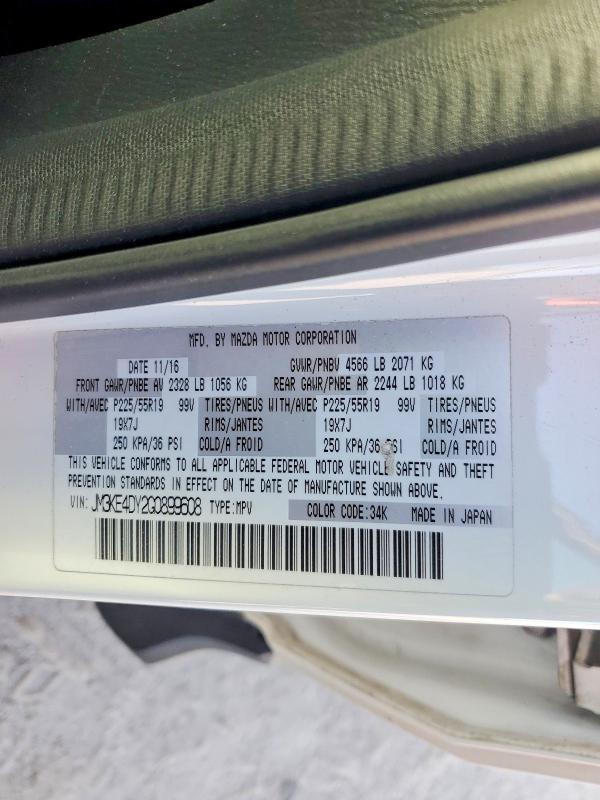 Aukcja sprzedaży 2016 Mazda Cx-5, vin: JM3KE4DY2G0899608, numer aukcji: 50328786