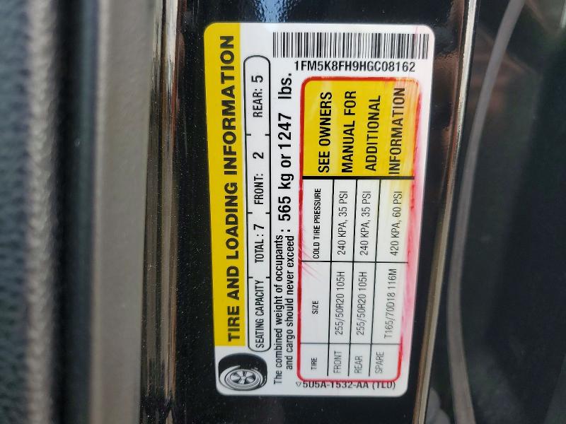 Aukcja sprzedaży 2017 Ford Explorer, vin: 1FM5K8FH9HGC08162, numer aukcji: 52160566