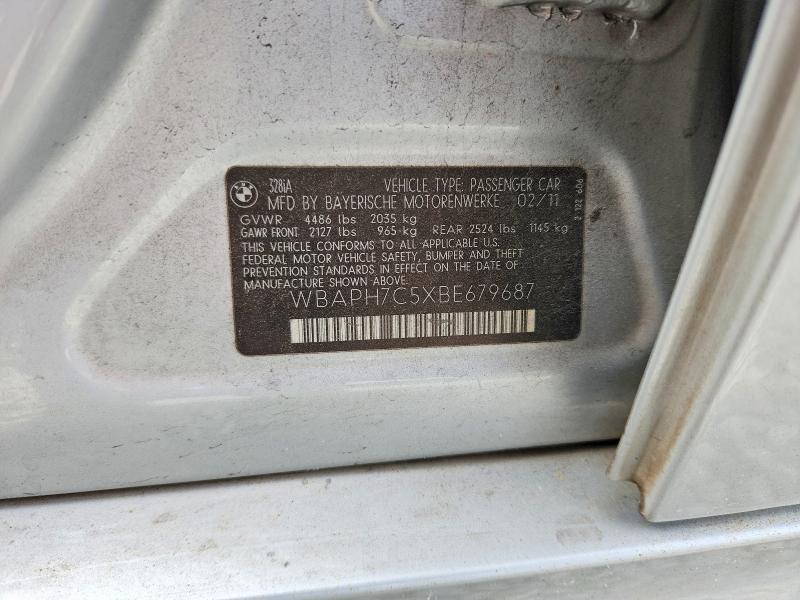Продажа на аукционе авто 2011 Bmw 328, vin: WBAPH7C5XBE679687, номер лота: 48419836