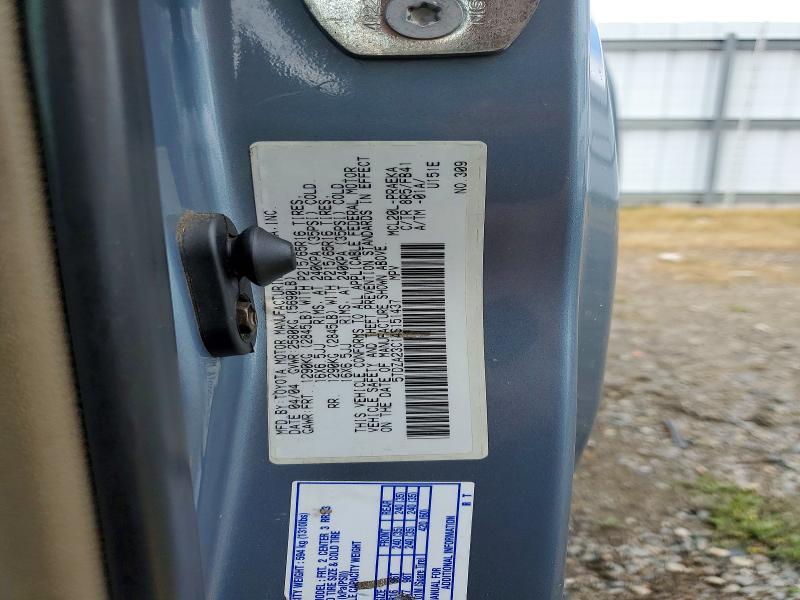 50661866 :رقم المزاد ، 5TDZA23C14S151437 vin ، 2004 Toyota Sienna مزاد بيع