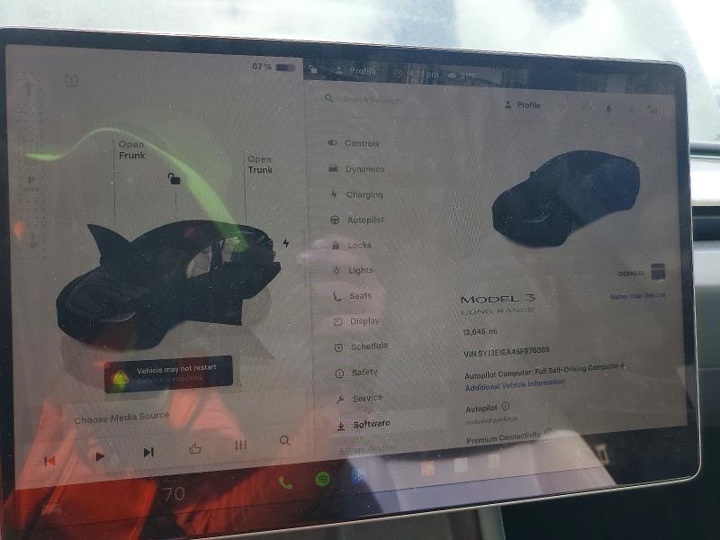 49732306 :رقم المزاد ، 5YJ3E1EA4SF978365 vin ، 2025 Tesla Model 3 مزاد بيع