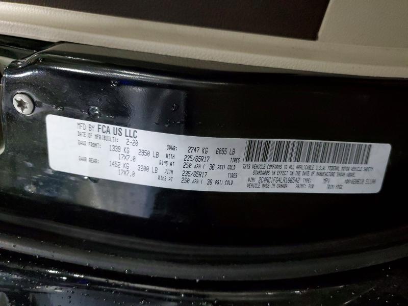 Продажа на аукционе авто 2020 Chrysler Pacifica, vin: 2C4RC1FG4LR166542, номер лота: 51666376