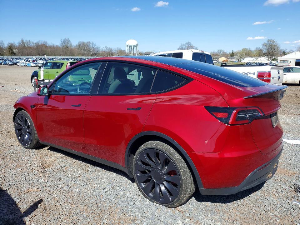 48955026 :رقم المزاد ، 7SAYGDEF5SA348125 vin ، 2025 Tesla Model Y مزاد بيع