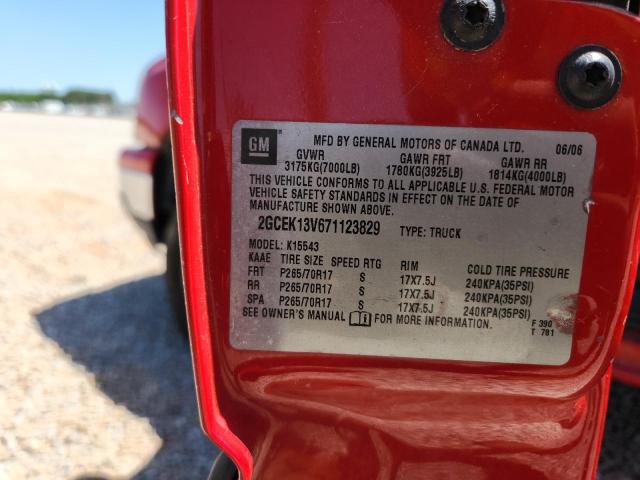 50748506 :رقم المزاد ، 2GCEK13V671123829 vin ، 2007 Chevrolet Silverado مزاد بيع
