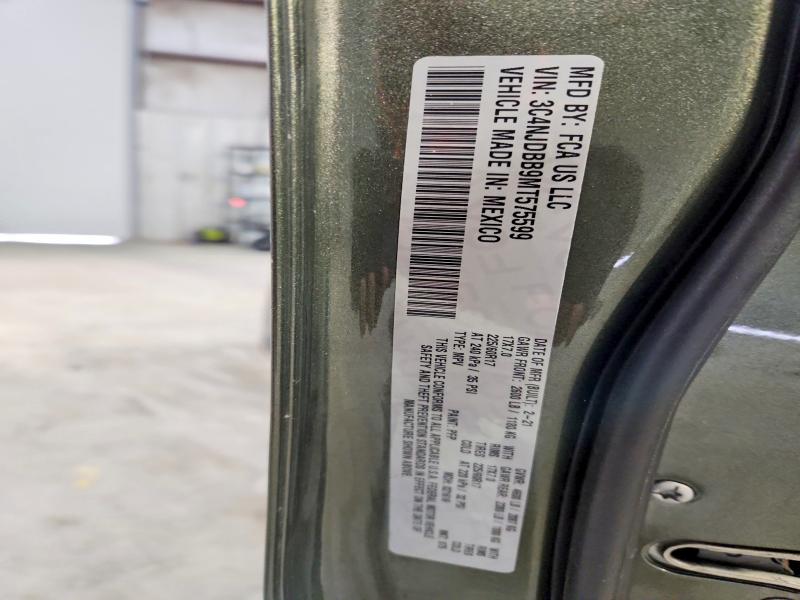 Продажа на аукционе авто 2021 Jeep Compass, vin: 3C4NJDBB9MT575599, номер лота: 50845586