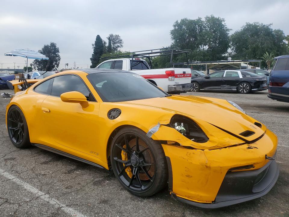 2022 Porsche 911 მანქანა იყიდება აუქციონზე, vin: WP0AC2A99NS270649, აუქციონის ნომერი: 49484326