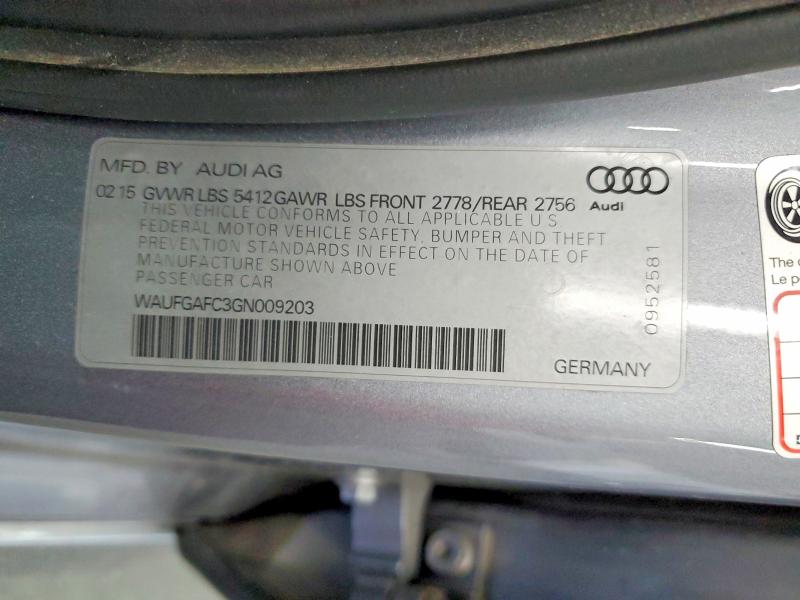 Продаж на аукціоні авто 2016 Audi A6, vin: WAUFGAFC3GN009203, номер лоту: 50520476