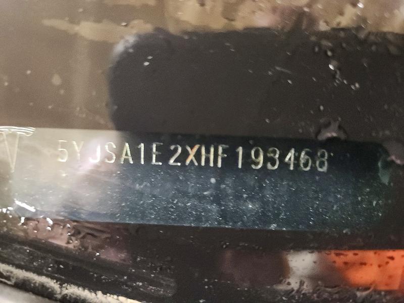 Aukcja sprzedaży 2017 Tesla Model S, vin: 5YJSA1E2XHF193468, numer aukcji: 50685296