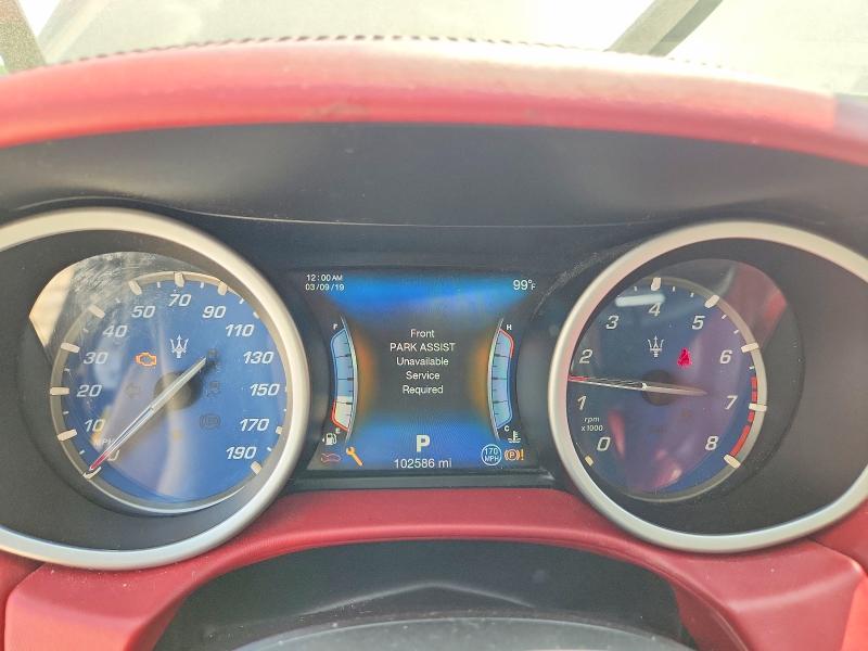 2017 Maserati Ghibli მანქანა იყიდება აუქციონზე, vin: ZAM57XSL4H1257181, აუქციონის ნომერი: 48823306