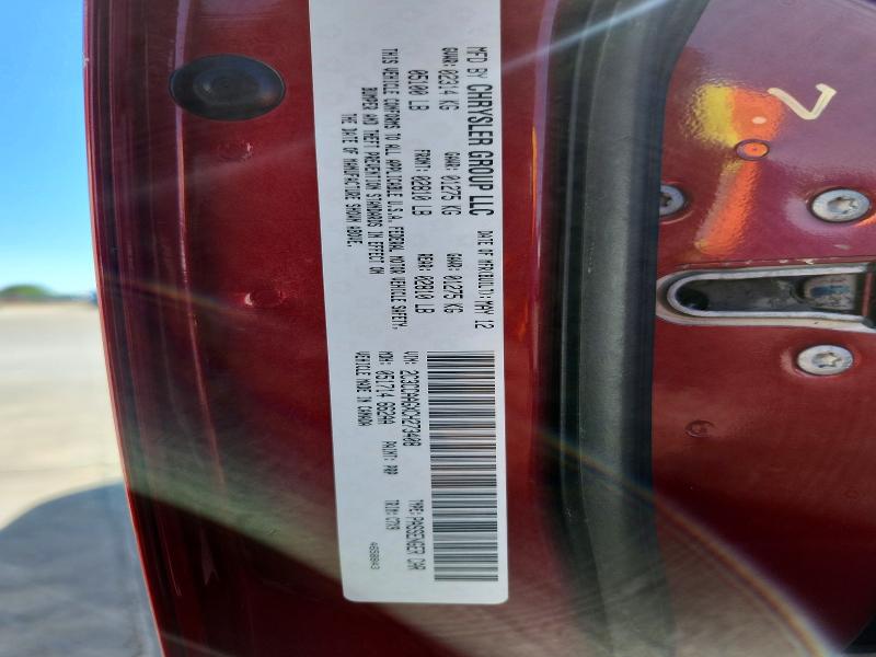 48704726 :رقم المزاد ، 2C3CCAAGXCH273408 vin ، 2012 Chrysler 300 مزاد بيع