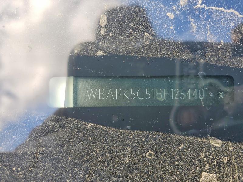 2011 Bmw 328 მანქანა იყიდება აუქციონზე, vin: WBAPK5C51BF125440, აუქციონის ნომერი: 50050406