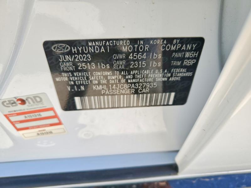 Aukcja sprzedaży 2023 Hyundai Sonata, vin: KMHL14JC8PA327935, numer aukcji: 51143056