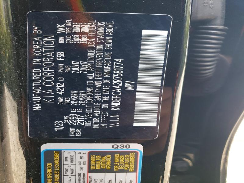 51064126 :رقم المزاد ، KNDEPCAA2R7581774 vin ، 2024 Kia Seltos مزاد بيع