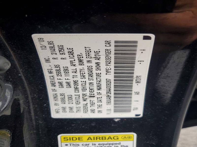Продажа на аукционе авто 2010 Acura Tl, vin: 19UUA8F28AA009287, номер лота: 51483456