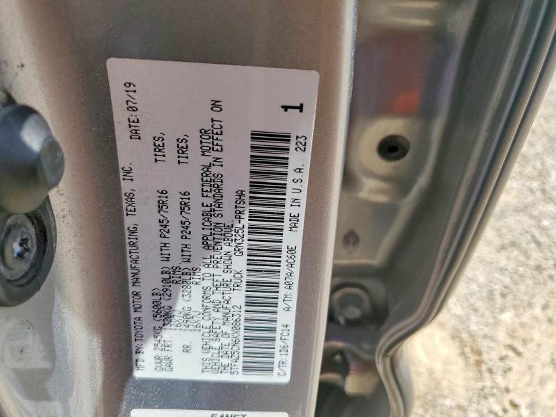 Продажа на аукционе авто 2019 Toyota Tacoma, vin: 5TFAZ5CN6KX086312, номер лота: 50629856