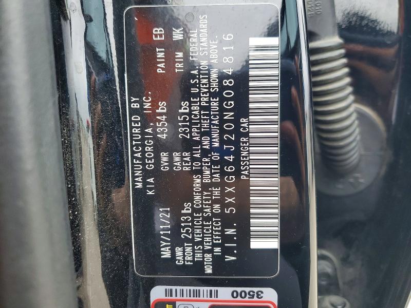 Продажа на аукционе авто 2022 Kia K5, vin: 5XXG64J20NG084816, номер лота: 49666916