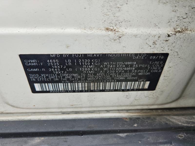 Продажа на аукционе авто 2017 Subaru Outback, vin: 4S4BSANC9H3263394, номер лота: 51570606