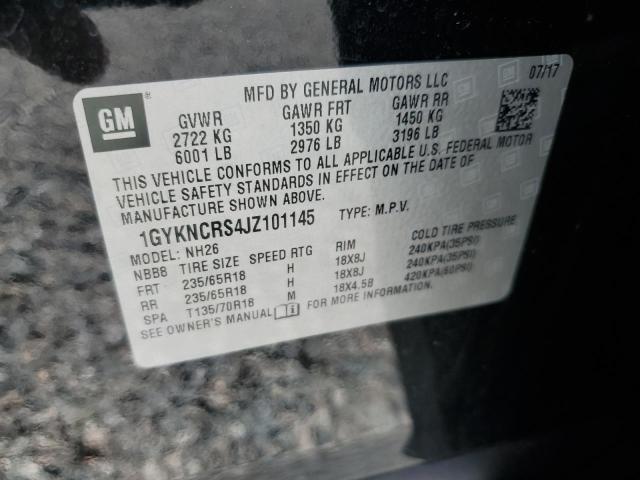 48612126 :رقم المزاد ، 1GYKNCRS4JZ101145 vin ، 2018 Cadillac Xt5 مزاد بيع