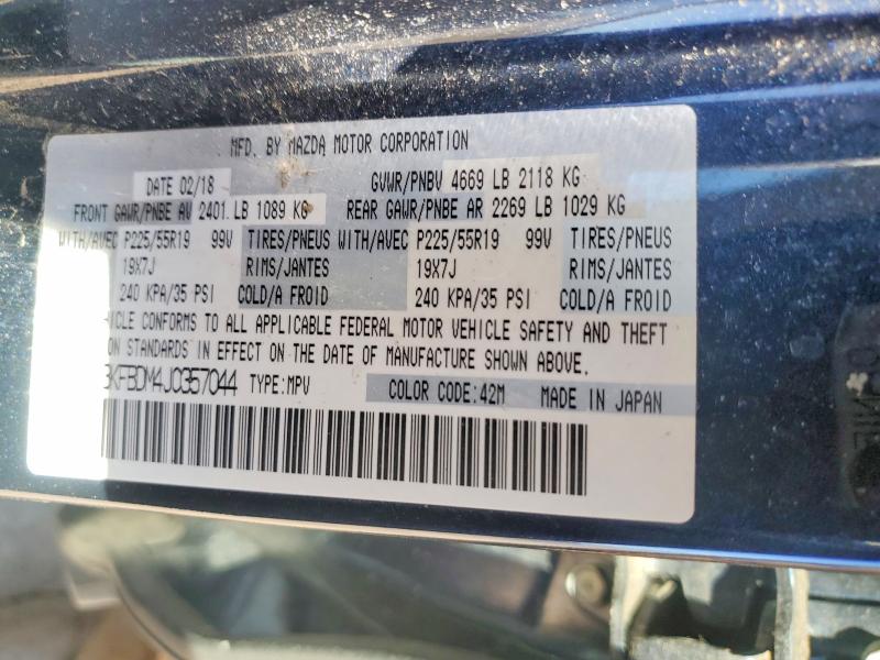 Продажа на аукционе авто 2018 Mazda Cx-5, vin: JM3KFBDM4J0357044, номер лота: 50308896