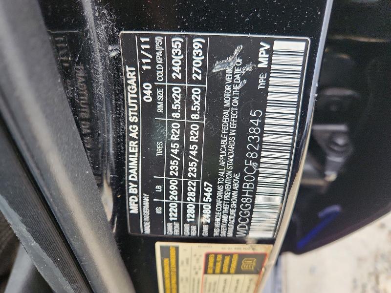 Продажа на аукционе авто 2012 Mercedes-benz Glk, vin: WDCGG8HB0CF823845, номер лота: 51421576