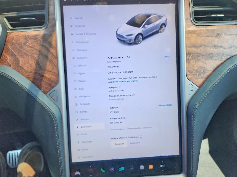 Продажа на аукционе авто 2020 Tesla Model X, vin: 5YJXCDE26LF235211, номер лота: 50598246