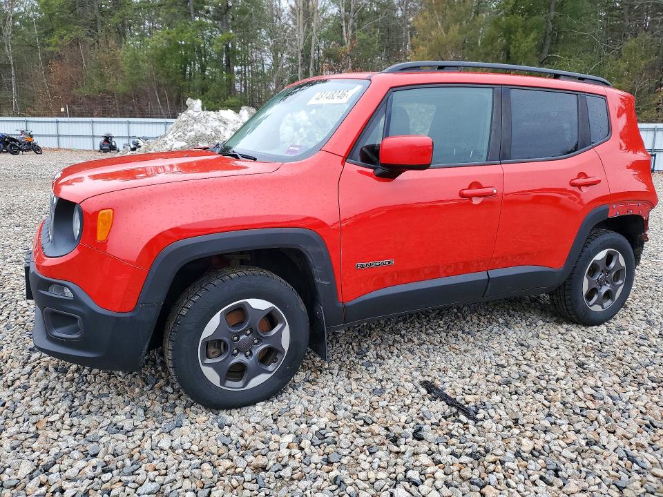 Продаж на аукціоні авто 2016 Jeep Renegade, vin: ZACCJBBW0GPC48647, номер лоту: 48148246
