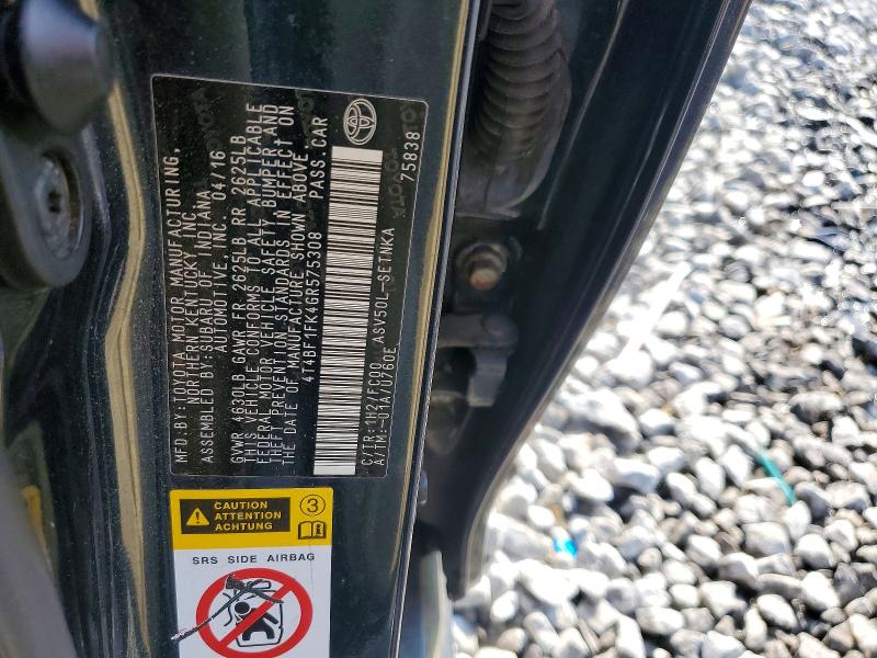 Продаж на аукціоні авто 2016 Toyota Camry, vin: 4T4BF1FK4GR575308, номер лоту: 51006436