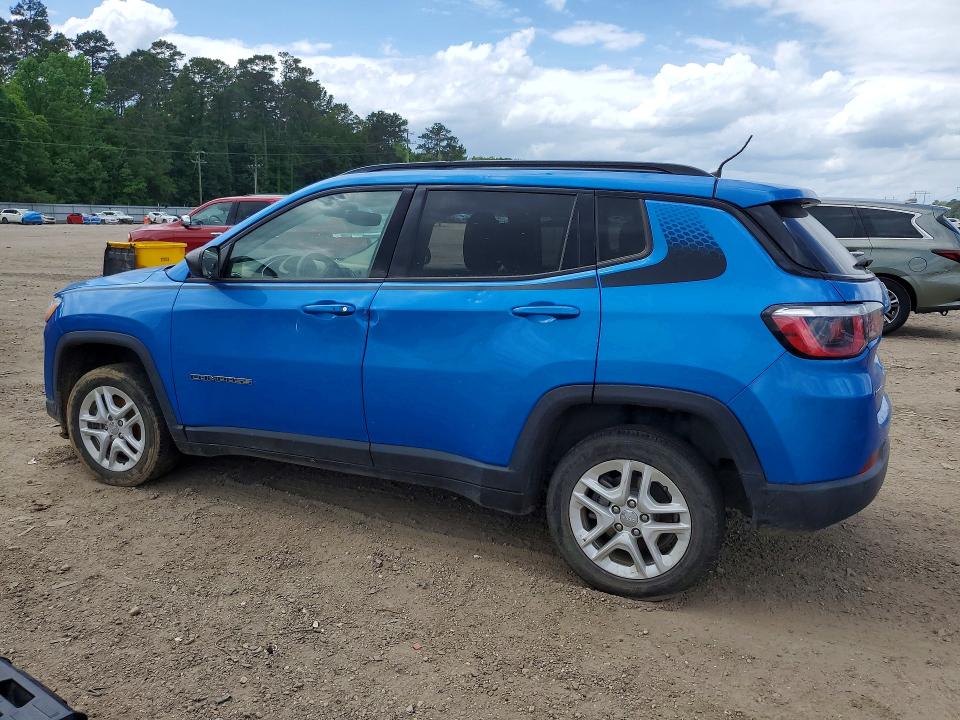 Продаж на аукціоні авто 2018 Jeep Compass, vin: 3C4NJCAB0JT255109, номер лоту: 50326416