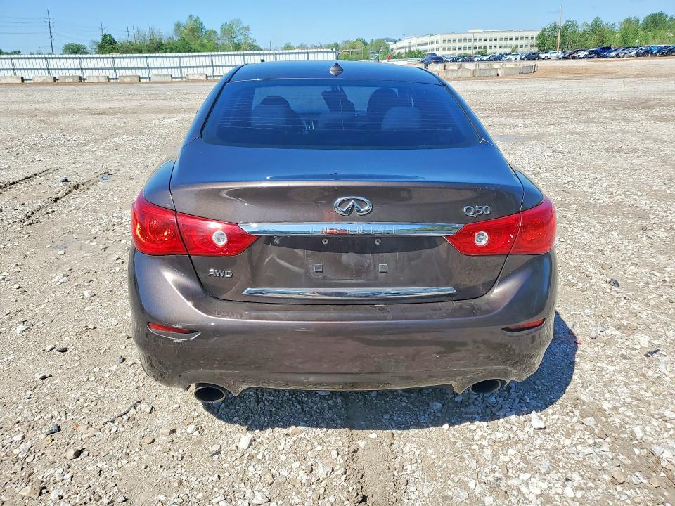 Aukcja sprzedaży 2014 Infiniti Q50, vin: JN1BV7AR0EM687984, numer aukcji: 50255596