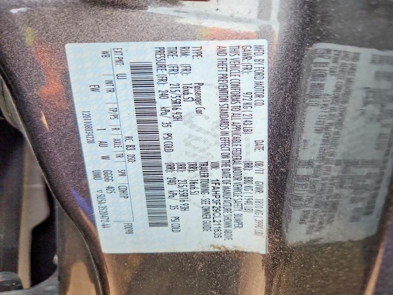 Продаж на аукціоні авто 2012 Ford Focus, vin: 1FAHP3F29CL211635, номер лоту: 48991996
