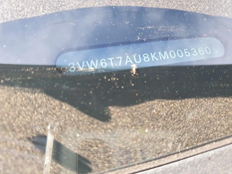 Aukcja sprzedaży 2019 Volkswagen Gti, vin: 3VW6T7AU8KM005360, numer aukcji: 48921326
