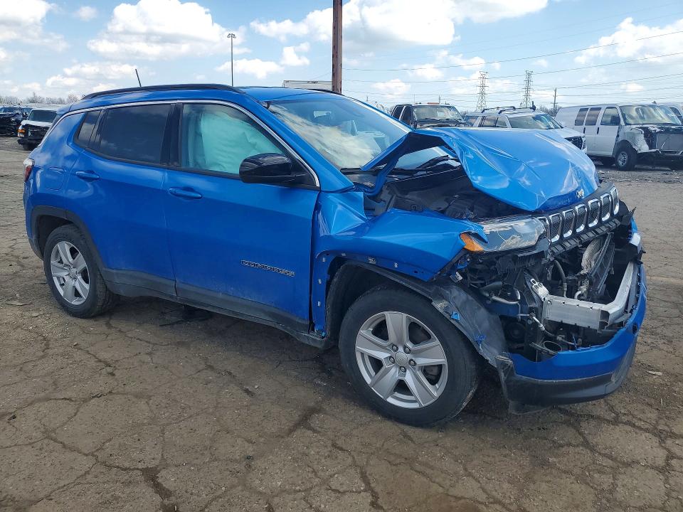 49836096 :رقم المزاد ، 3C4NJCBB3NT229737 vin ، 2022 Jeep Compass مزاد بيع