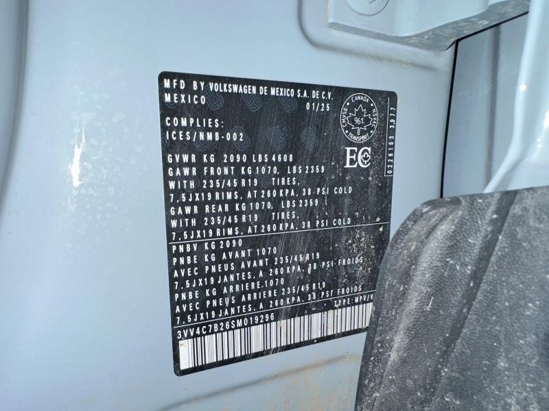Aukcja sprzedaży 2025 Volkswagen Taos, vin: 3VV4C7B26SM019296, numer aukcji: 49462576