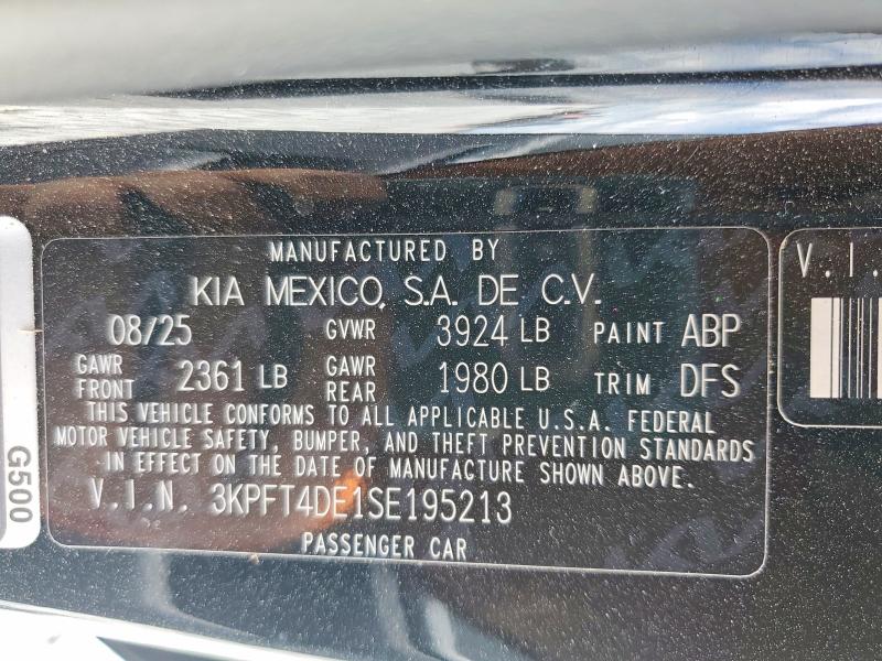 Продаж на аукціоні авто 2025 Kia K4, vin: 3KPFT4DE1SE195213, номер лоту: 51125256