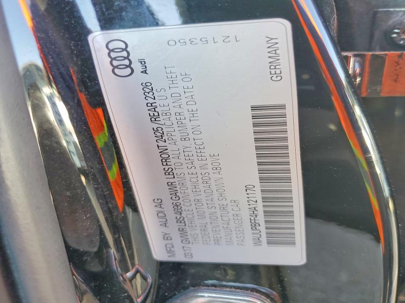 Продажа на аукционе авто 2017 Audi A3, vin: WAUUPBFF4HA121170, номер лота: 48864996