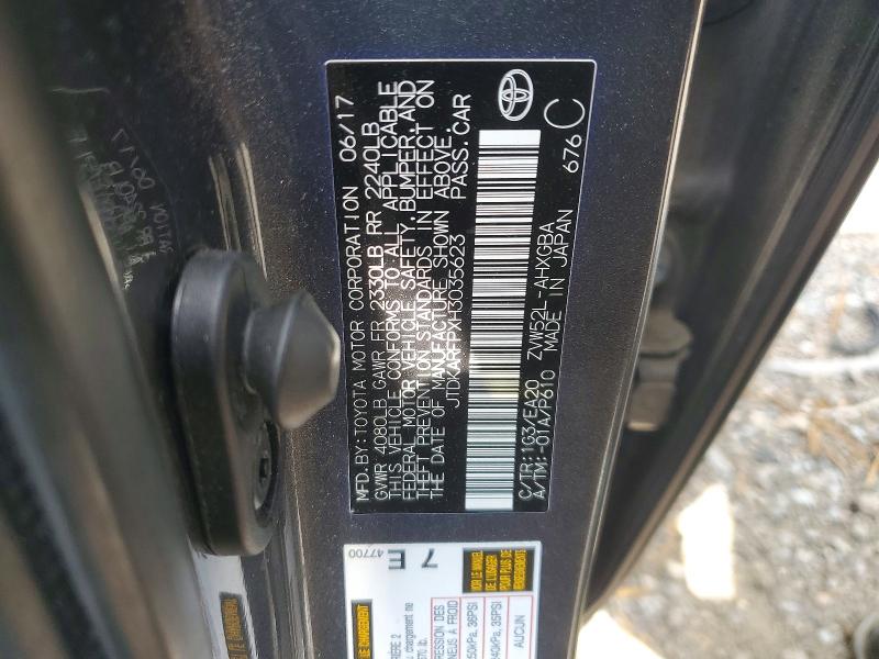 Продаж на аукціоні авто 2017 Toyota Prius Prime, vin: JTDKARFPXH3035623, номер лоту: 50970086