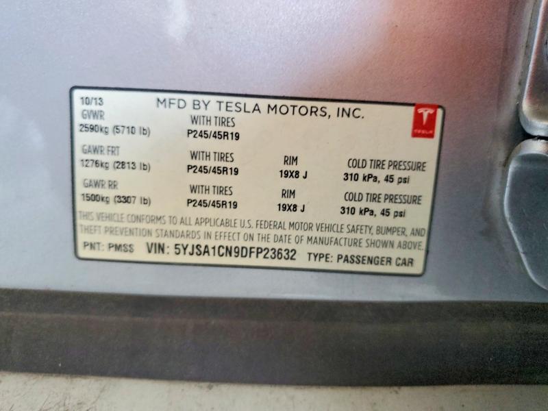 Aukcja sprzedaży 2013 Tesla Model S, vin: 5YJSA1CN9DFP23632, numer aukcji: 50828836