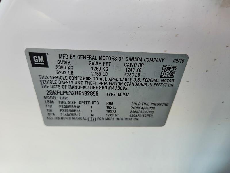 Продажа на аукционе авто 2017 Gmc Terrain, vin: 2GKFLPE32H6192896, номер лота: 51293366
