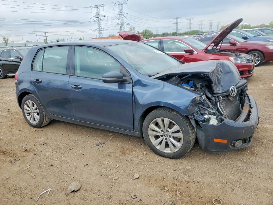 2012 Volkswagen Golf მანქანა იყიდება აუქციონზე, vin: WVWNM7AJ4CW294322, აუქციონის ნომერი: 51752146