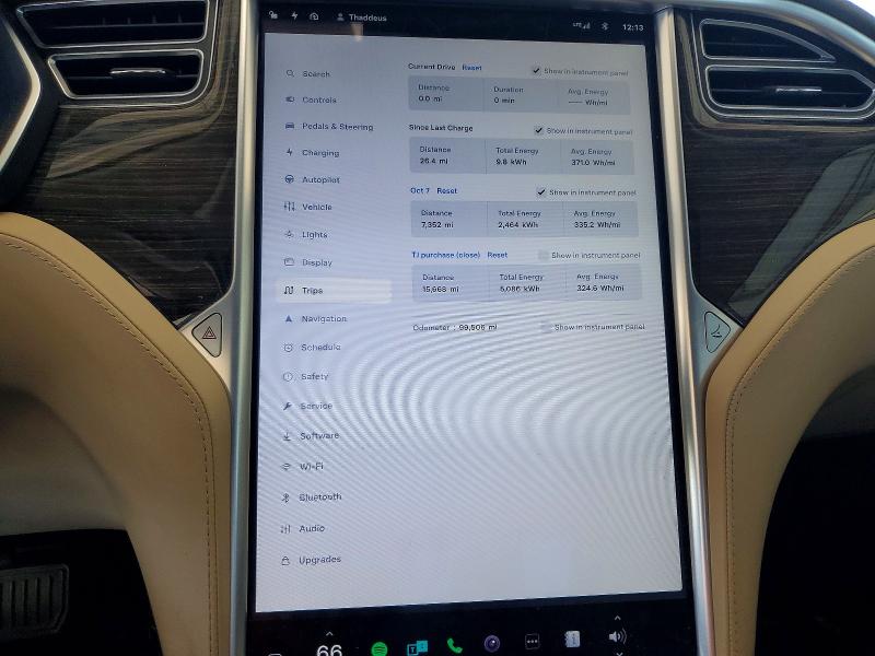 Продажа на аукционе авто 2015 Tesla Model S, vin: 5YJSA1E23FF116633, номер лота: 49614926