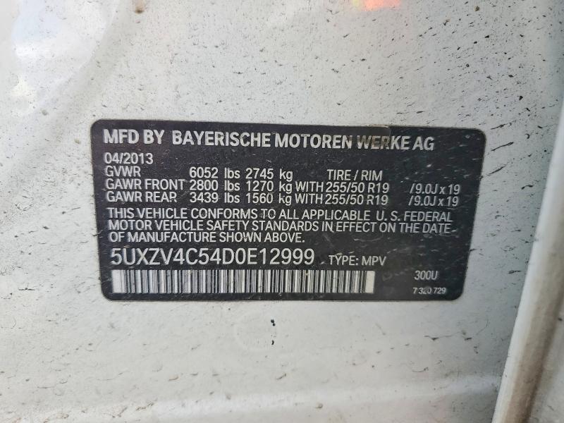 Продаж на аукціоні авто 2013 Bmw X5, vin: 5UXZV4C54D0E12999, номер лоту: 49862906