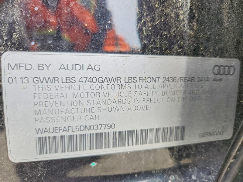 Aukcja sprzedaży 2013 Audi A4, vin: WAUEFAFL5DN037790, numer aukcji: 48870286