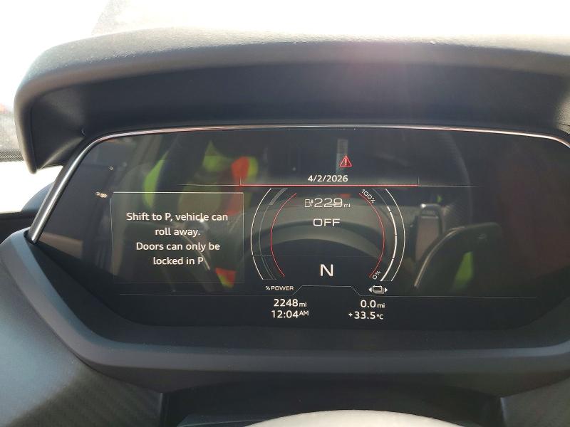 2024 Audi E-tron Gt მანქანა იყიდება აუქციონზე, vin: WAUCJBFW6R7004606, აუქციონის ნომერი: 50744116