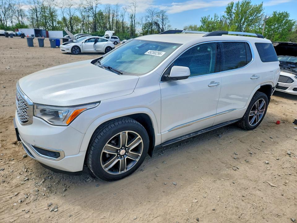 49280296 :رقم المزاد ، 1GKKNXLS5HZ145188 vin ، 2017 Gmc Acadia مزاد بيع