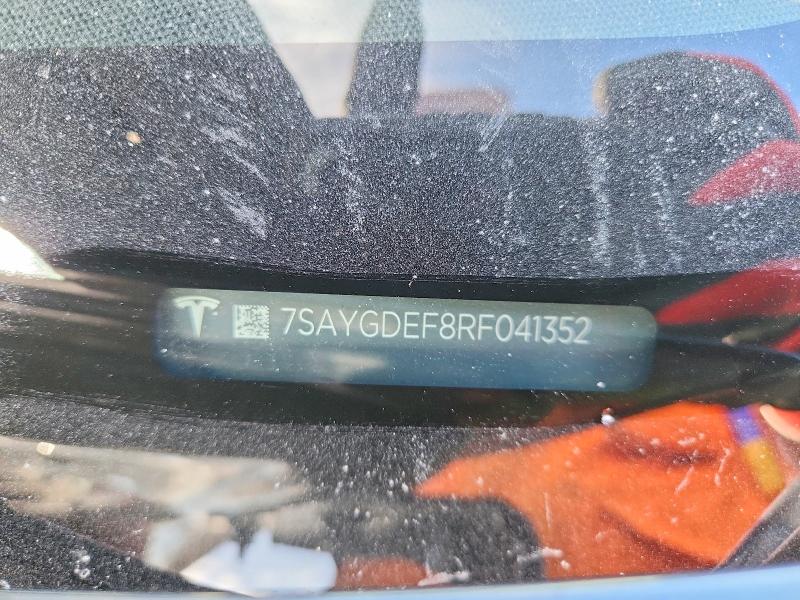 49229586 :رقم المزاد ، 7SAYGDEF8RF041352 vin ، 2024 Tesla Model Y مزاد بيع